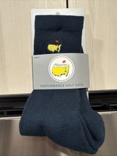 2026 The Masters Augusta National Performance Golf Socks FJ Navy Blue Size 7-12