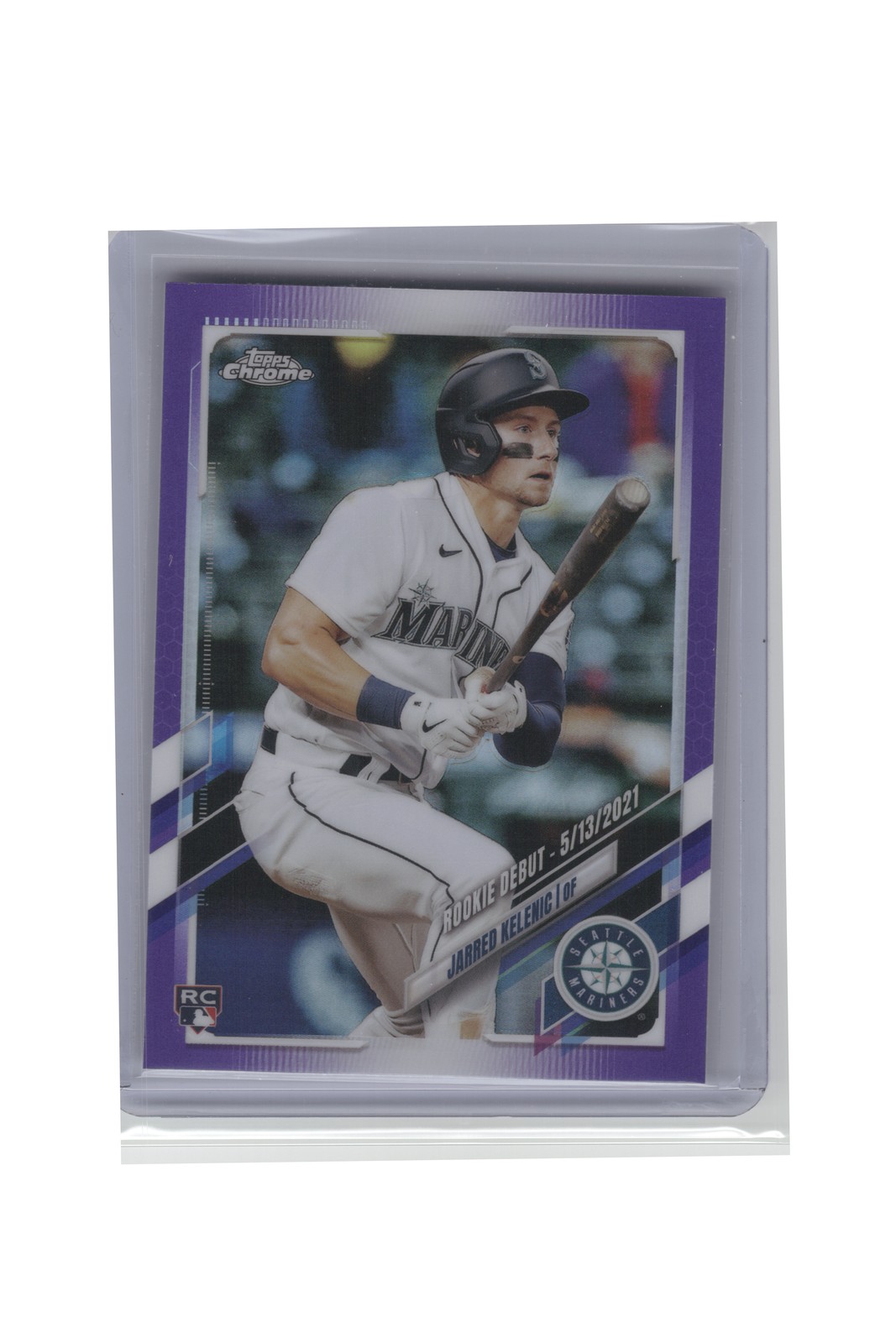 2021 Topps Chrome Update #USC2 Jarred Kelenic Purple Refractor B12R1C114