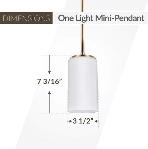 Generation Lighting 6124601-848 Alturas One - Light Mini-Pendant Hanging Modern  - Picture 3 of 6
