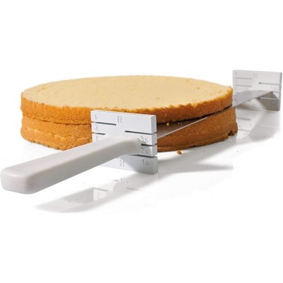 KAISER Kuchen Tortenboden Schneider Teiler Messer mit Distanzhalter Schneidhilfe