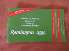 Remington Model 11-87 12 Auto Shotgun Factory Owners Instruction Manual Original