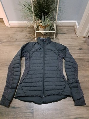 Lululemon Fluff Off Jacket Black / Heathered Herringbone Heathered Black Black 4
