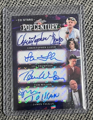 2026 Leaf Pop Century Lloyd Thompson Wilson & Tokan Co-Stars Quad Auto #3/4 - SP