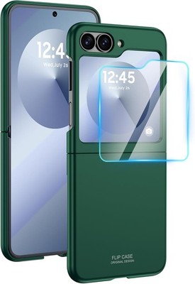 Samsung Galaxy Z Flip 6 Case with Screen Protection, Slim HD Clearly Ultra-Thin