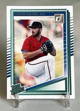 Carter Holton 2025 Panini Donruss #182 Rated Prospect Atlanta Braves