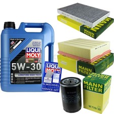 INSPEKTIONSKIT FILTER LIQUI MOLY ÖL 5L 5W-30 für Audi A4 8EC B7 2.0 1.6 8E2 INSPEKTIONSKIT FILTER LIQUI MOLY ÖL 5L 5W-30 für Audi A4 8EC B7 2.0 1.6 8E2