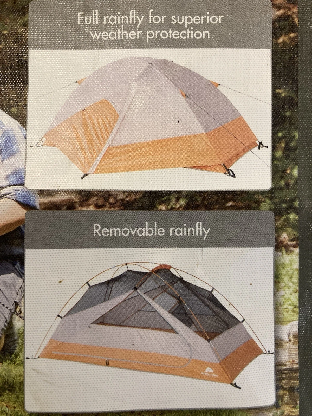 Ozark Trail 2 Person Hiker Backpacker Camping Tent