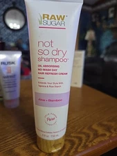Raw Sugar, Not So Dry Shampoo, Aloe + Bamboo, 4 fl oz - 