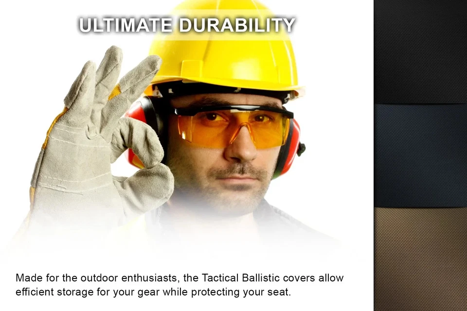 Coverking CTSC1E4HD9846T Front Seat Covers Ballistic for Honda Insight 19-22 - Изображение 2 из 4