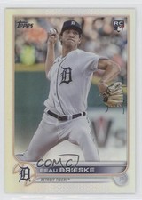 2022 Topps Update Rainbow Foil Beau Brieske #US23 kq9