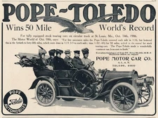 Magazine Ad - 1907 - Pope Motor Car Co. - Toledo, OH - Type XV