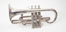 Vintage 1949 Boosey  Hawkes Imperial Class A Silver Plated Bb Cornet