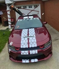 10" honeycomb pattern Universal Rally Racing Stripe Stripes vehicle Graphics