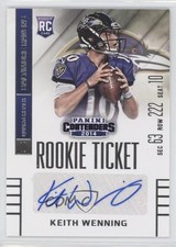 2014 Panini Contenders Keith Wenning (Sec Row Seat) #147 Auto 1be