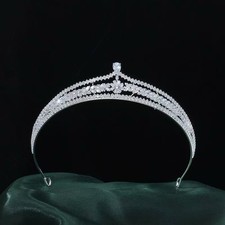 Wedding Bridal CZ Crystal Tiara