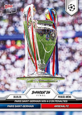 [PREORDER]2025-26 UCL Topps NOW #145 - Commemorative UEFA Champions League Final