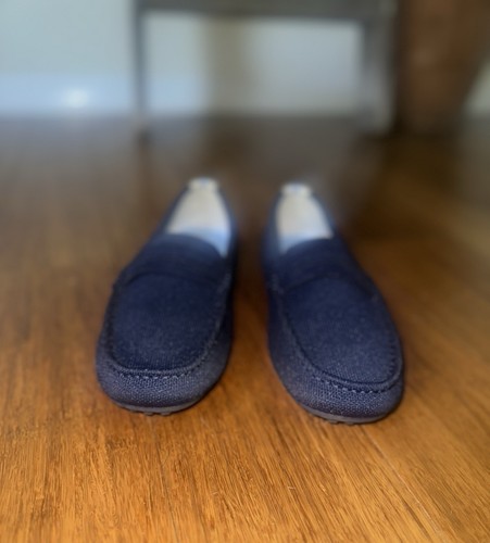 Rothy’s The Driver Navy Blue Slip-On Loafers Driving Shoes Flats Sz 9.5 EUC - Picture 2 of 10