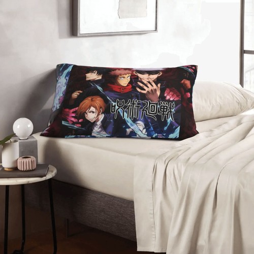 Jujutsu Kaisen Cartoon Kids Pillowcase for Hair Skin Pillow Case With Zip Gift - Afbeelding 6 van 31