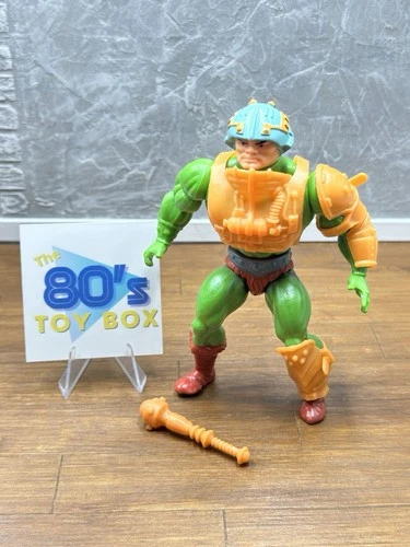 Vintage 1981 Man At Arms 100% Complete MOTU Taiwan He-Man Action Figure