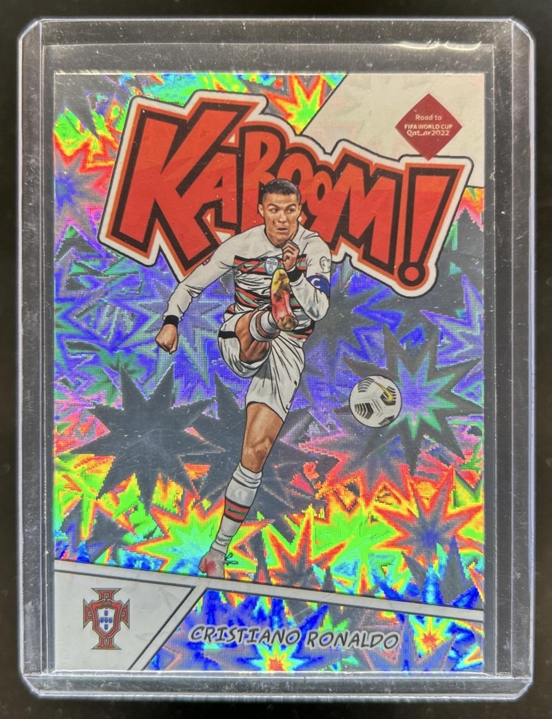 2021 Panini Donruss Cristiano Ronaldo Kaboom SSP #11 Portugal