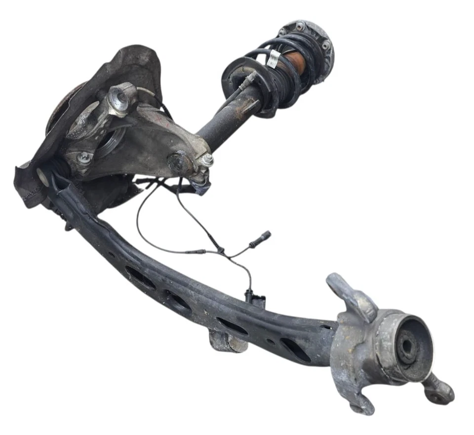 BMW X1 2016-2022 suspensión delantera derecha husillo rodilla nudillo brazo de control conjunto OEM Foto 4 de 4