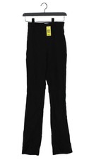 NA-KD Women's Suit Trousers UK 10 Black Viscose with Polyamide Dress Pants