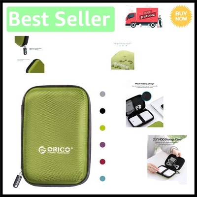 Compact 2.5 Inch Hard Drive Storage Bag - Lightweight and Durable Design