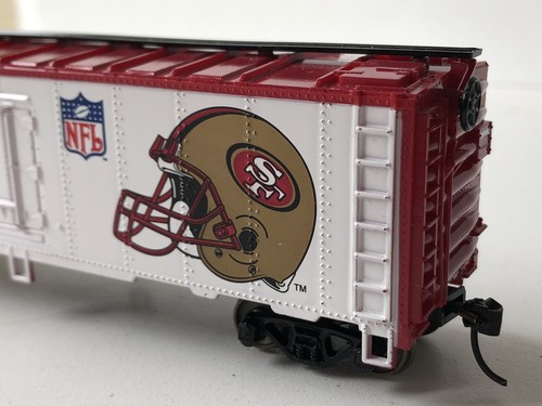 Mantua HO Mechincal Reefer NFL San Francisco 49ers Super Bowl Express - Picture 4 of 8