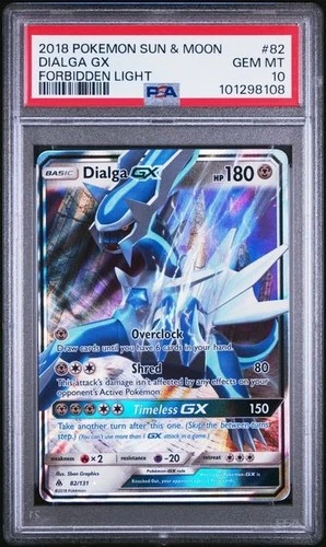Dialga GX 82/131 - S&M: Forbidden Light PSA 10 GEM MT