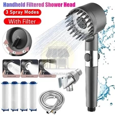 High Pressure Shower Head with Handheld Spray Combo, Rain ShowerHead with Filter