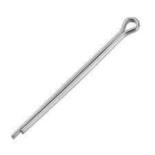 Split Cotter Pin - 2.5mm x 40mm 304 Stainless Steel 2-Prongs Silver Tone 30Pcs