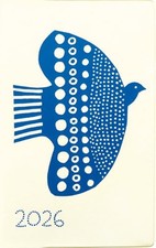 El Commune Matca Planner 2026 Compact Monthly Birdflower White DR-MC-385 Starts