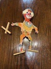 Vintage Clown Marionette Puppet