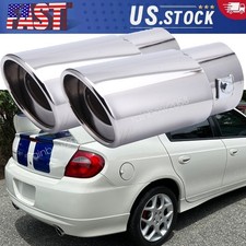 2xexhaust Pipe Tips For Dodge Neon Srt-4 Stainless Steel Tail Muffler 1.5-2.1 2xexhaust Pipe Tips For Dodge Neon Srt-4 Stainless Steel Tail Muffler 1.5-2.1