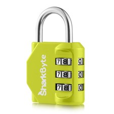 3 Digit Luggage Lock, Small Travel Combination Padlock for Suitcase Bags Gym