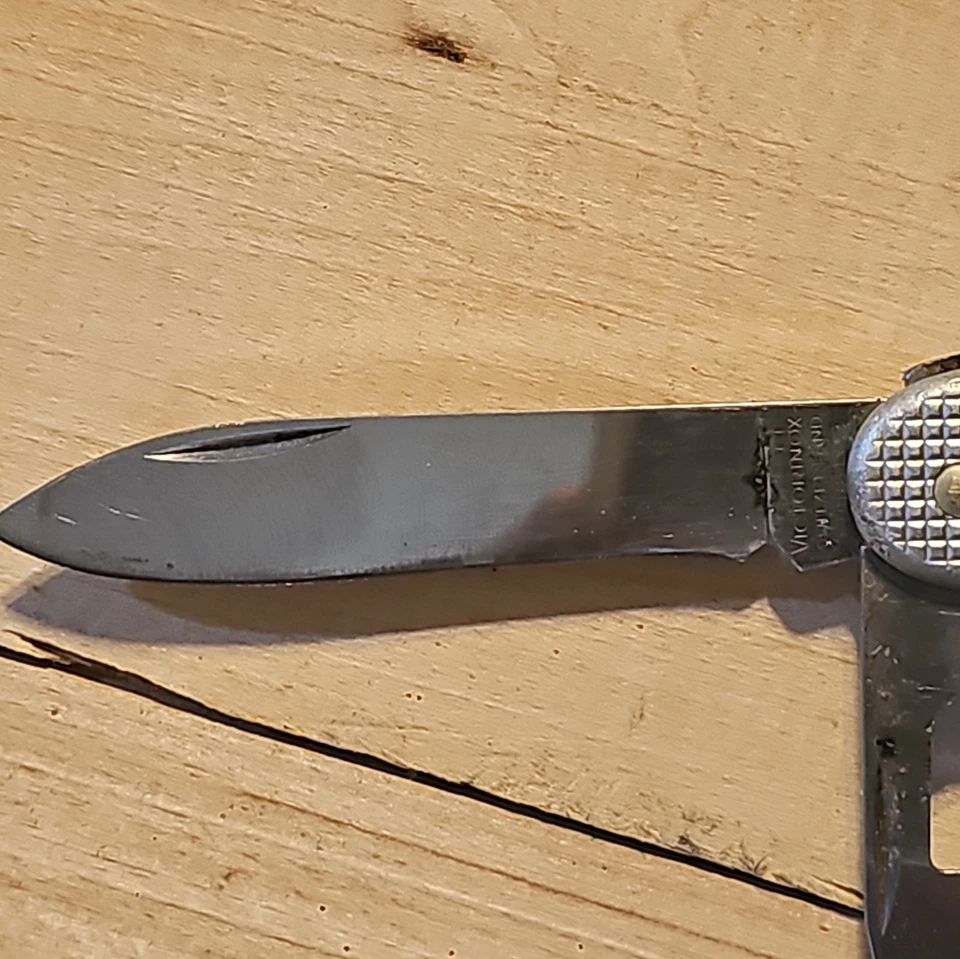 Navaja Suiza Wenger Campamento 1988 Vintage Antiguo Soldado Foto 4 de 4