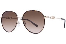 Michael Kors Empire MK1128J 101413 Sunglasses Women's Gold/Brown Gradient 58mm