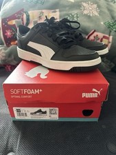 NWB: Puma Rebound Layup LO SL JR Size 5.5C Black-White