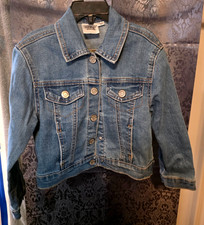 Looney Tunes-Girl's snap up Tweetie Bird jean jacket size XS