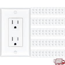 UL Certified Tamper Resistant Outlet 15A 125V Easy Install Weatherproof New