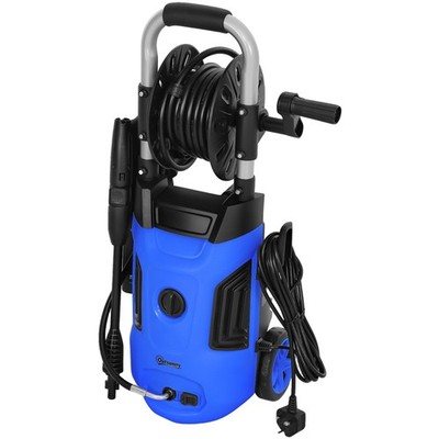 Outsunny 1800W Hochdruckreiniger 150 bar Druck 6 m Schlauch und Schlauchtrommel generalüberholt