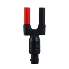 ZIBOO PM9087-M Connector BNC Dual Banana Plug to Female BNC Adapter.