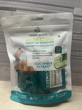 Cucumber Ex Makeup Remover Wipes 25ct – Moisturizing Softening Cleansing Towels