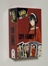 2026 Mattel Mcdonald's Spy X Family Uno Cards Japan Exclusive Happy Meal