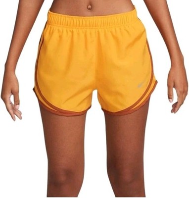 Nike Womens Dri-fit Tempo Track 3.5 in Short CU8890-717 Yellow Size XL