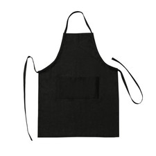 100 Linen Apron Dress with 1 Pockets For Women Men Adjustable Strap Apron Wa...