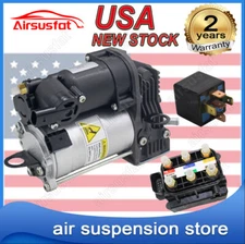 For Mercedes GL ML Class W164 GL450 Air Suspension Compressor&Valve Block&Relay