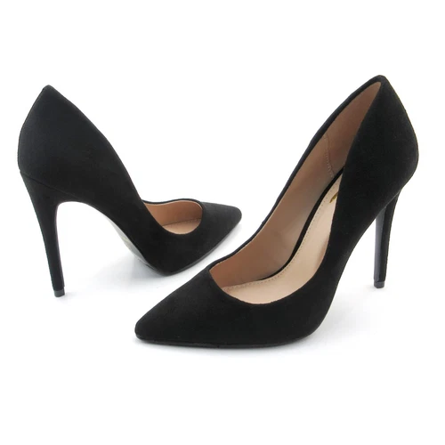 Glaze Women Pointed-Toe Pumps with Stiletto 4 inch Heels