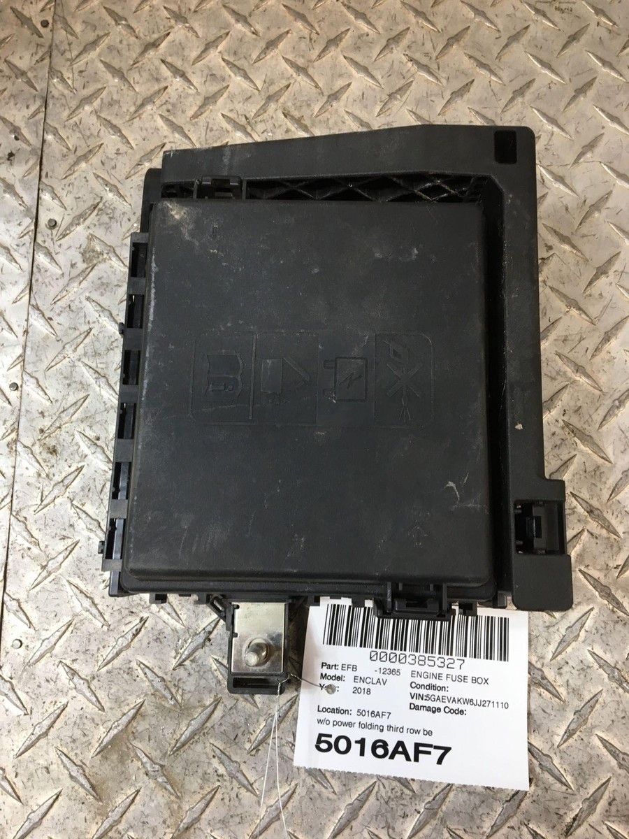 Engine Fuse Box BUICK ENCLAVE 18 | eBay