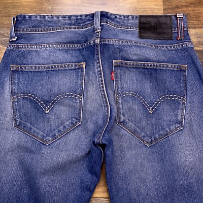 Levis Redloop Jeans Adult 32x34 Straight Leg Mid Rise Medium Wash